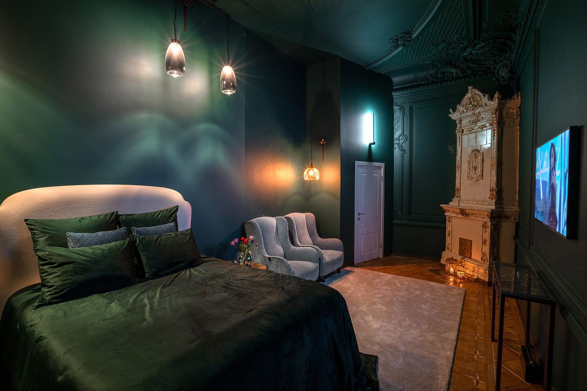 Emerald Room — дизайнерский номер для свидания в СПб